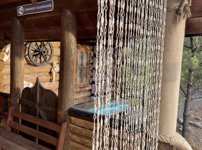 Лазня на дровах в комплексі «Козацька рада»