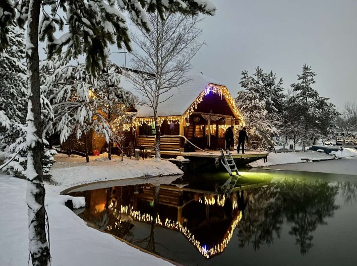 Лазня на дровах в комплексі «Козацька рада»